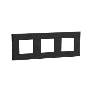 Schneider Electric NU600677, Unica Deco Materials, Taş Yüzeyli, Üçlü Çerçeve