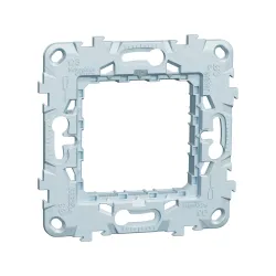 Schneider Electric NU7002, Unica, Zamak Montaj Plakası, Tekli, Tırnaksız