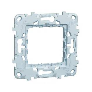 Schneider Electric NU7002, Unica, Zamak Montaj Plakası, Tekli, Tırnaksız