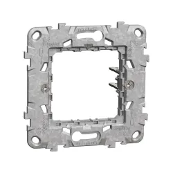Schneider Electric NU7002G, Unica, Zamak Montaj Plakası, Tekli, Tırnaklı