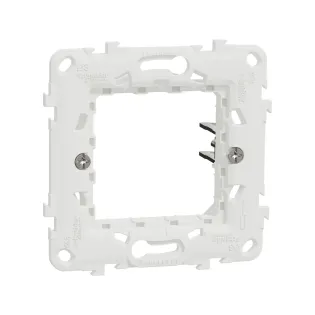 Schneider Electric NU7002PG, Unica, Plastik Montaj Plakası, Tekli, Tırnaklı
