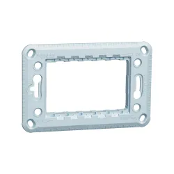 Schneider Electric NU7103, Unica, Zamak Montaj Plakası, 3 Modül