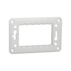 Schneider Electric NU7103P, Unica, Plastik Montaj Plakası, 3 Modül