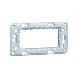 Schneider Electric NU7104, Unica, Zamak Montaj Plakası, 4 Modül