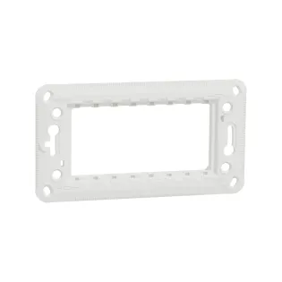 Schneider Electric NU7104P, Unica, Plastik Montaj Plakası, 4 Modül