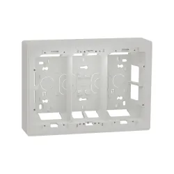 Schneider Electric NU823418, Unica System Plus, Beyaz, 3x4 Modül Sıva Üstü Dikey Montaj Kasası