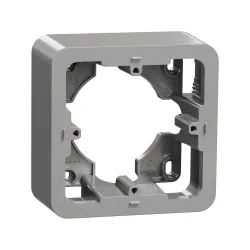 Schneider Electric NU840230, Unica Pro, Alüminyum, Tekli Sıva Üstü Kasa