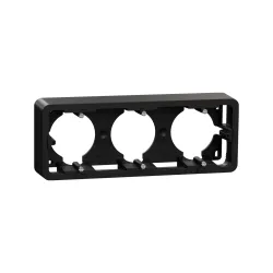 Schneider Electric NU840654, Unica Pro, Antrasit, Üçlü Sıva Üstü Kasa