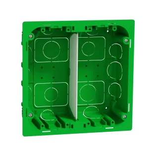 Schneider Electric NU8724, Unica System Plus, 2x4 Modül Sıva Altı Dikey Montaj Kasası