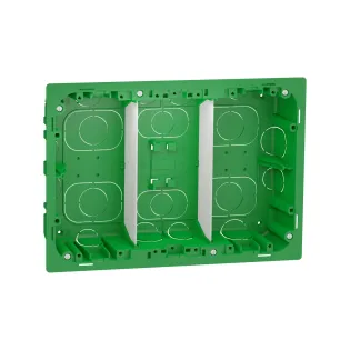 Schneider Electric NU8734, Unica System Plus, 3x4 Modül Sıva Altı Dikey Montaj Kasası