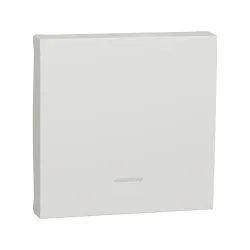 Schneider Electric NU920018N, Unica, Beyaz, Işıklı Anahtar için Tuş Kapağı, 2 Modül