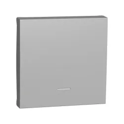 Schneider Electric NU920030N, Unica, Alüminyum, Işıklı Anahtar için Tuş Kapağı, 2 Modül