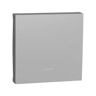 Schneider Electric NU920030N, Unica, Alüminyum, Işıklı Anahtar için Tuş Kapağı, 2 Modül