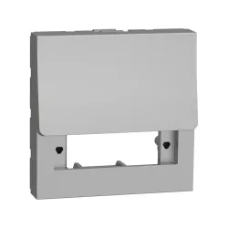 Schneider Electric NU943830, Unica, Alüminyum, Boş Fiberoptik İnternet Prizi Kapağı, SC/SC APC Simplex, 2 Modül