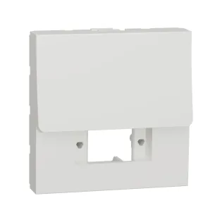 Schneider Electric NU943918, Unica, Beyaz, Boş Fiberoptik İnternet Prizi Kapağı, SC/SC APC Duplex, 2 Modül