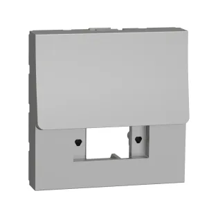 Schneider Electric NU943930, Unica, Alüminyum, Boş Fiberoptik İnternet Prizi Kapağı, SC/SC APC Duplex, 2 Modül