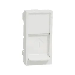 Schneider Electric NU946018, Unica, Beyaz, Boş Data İnternet Prizi Kapağı, 1 Modül
