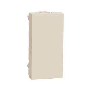 Schneider Electric NU986544, Unica, Krem, Kör Kapak, 1 Modül