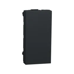 Schneider Electric NU986554, Unica, Antrasit, Kör Kapak, 1 Modül