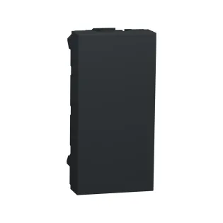 Schneider Electric NU986554, Unica, Antrasit, Kör Kapak, 1 Modül