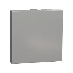 Schneider Electric NU986630, Unica, Alüminyum, Kör Kapak, 2 Modül