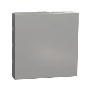 Schneider Electric NU986630, Unica, Alüminyum, Kör Kapak, 2 Modül