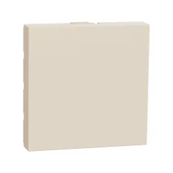 Schneider Electric NU986644, Unica, Krem, Kör Kapak, 2 Modül