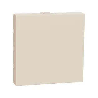 Schneider Electric NU986644, Unica, Krem, Kör Kapak, 2 Modül