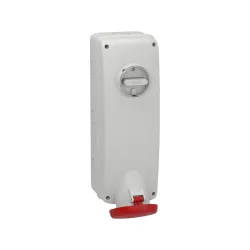 Schneider Electric PKB63P534, Pratika, 4x63 Amper, 3P+T, Duvar Prizi, Anahtarlı, IP44