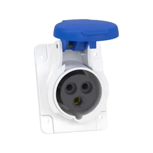 Schneider Electric PKF16F423, Pratika, 3x16 Amper, 2P+T, Eğik Makine Prizi, Vida Bağlantılı, IP44
