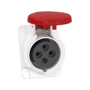 Schneider Electric PKF16F434, Pratika, 4x16 Amper, 3P+T, Eğik Makine Prizi, Vida Bağlantılı, IP44