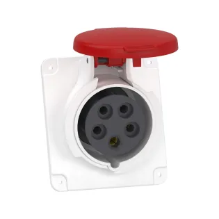 Schneider Electric PKF16F435, Pratika, 5x16 Amper, 3P+N+T, Eğik Makine Prizi, Vida Bağlantılı, IP44