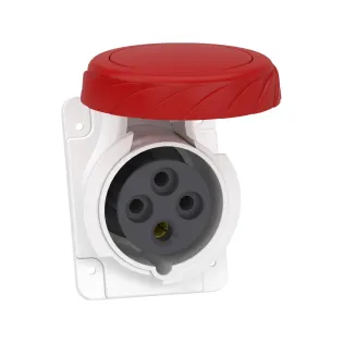 Schneider Electric PKF16F734, Pratika, 4x16 Amper, 3P+T, Eğik Makine Prizi, Vida Bağlantılı, IP67