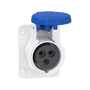 Schneider Electric PKF16G423, Pratika, 3x16 Amper, 2P+T, Düz Makine Prizi, Vida Bağlantılı, IP44