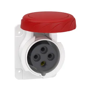 Schneider Electric PKF16G734, Pratika, 4x16 Amper, 3P+T, Düz Makine Prizi, Vida Bağlantılı, IP67