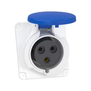 Schneider Electric PKF32F423, Pratika, 3x32 Amper, 2P+T, Eğik Makine Prizi, Vida Bağlantılı, IP44