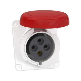 Schneider Electric PKF32F734, Pratika, 4x32 Amper, 3P+T, Eğik Makine Prizi, Vida Bağlantılı, IP67