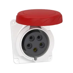 Schneider Electric PKF32F735, Pratika, 5x32 Amper, 3P+N+T, Eğik Makine Prizi, Vida Bağlantılı, IP67