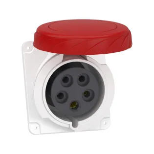 Schneider Electric PKF32F735, Pratika, 5x32 Amper, 3P+N+T, Eğik Makine Prizi, Vida Bağlantılı, IP67