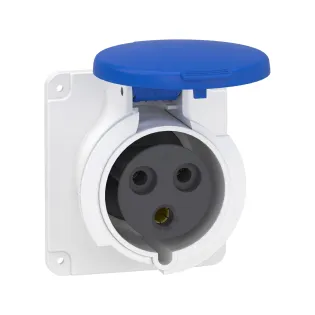 Schneider Electric PKF32G423, Pratika, 3x32 Amper, 2P+T, Düz Makine Prizi, Vida Bağlantılı, IP44