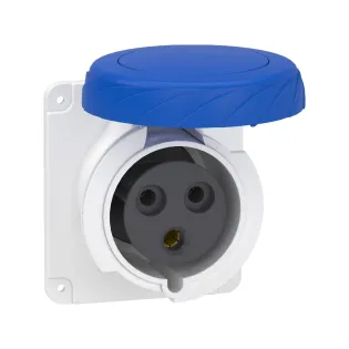 Schneider Electric PKF32G723, Pratika, 3x32 Amper, 2P+T, Düz Makine Prizi, Vida Bağlantılı, IP67