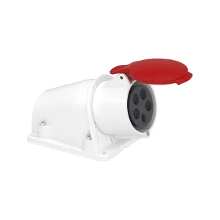 Schneider Electric PKF32W435, Pratika, 5x32 Amper, 3P+N+T, Duvar Prizi, Vida Bağlantılı, IP44
