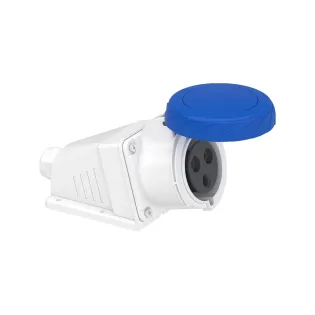 Schneider Electric PKF32W723, Pratika, 3x32 Amper, 2P+T, Duvar Prizi, Vida Bağlantılı, IP67