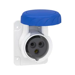 Schneider Electric PKY16G723, Pratika, 3x16 Amper, 2P+T, Düz Makine Prizi, Hızlı Bağlantılı, IP67