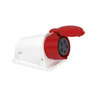 Schneider Electric PKY16W435, Pratika, 5x16 Amper, 3P+N+T, Duvar Prizi, Hızlı Bağlantılı, IP44