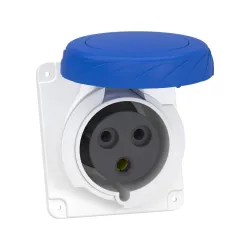 Schneider Electric PKY32F723, Pratika, 3x32 Amper, 2P+T, Eğik Makine Prizi, Hızlı Bağlantılı, IP67