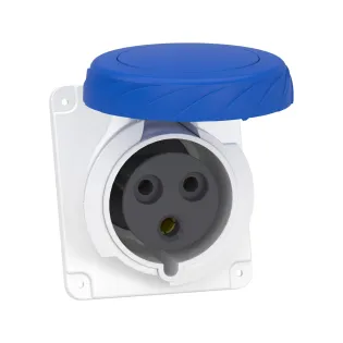 Schneider Electric PKY32F723, Pratika, 3x32 Amper, 2P+T, Eğik Makine Prizi, Hızlı Bağlantılı, IP67