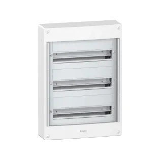 Schneider Electric PRA20318, Pragma, 54 Modül, 3 Sıralı, Kapaksız, Halojen Free, Sıvaüstü Dağıtım Kutusu