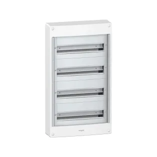 Schneider Electric PRA20418, Pragma, 72 Modül, 4 Sıralı, Kapaksız, Halojen Free, Sıvaüstü Dağıtım Kutusu