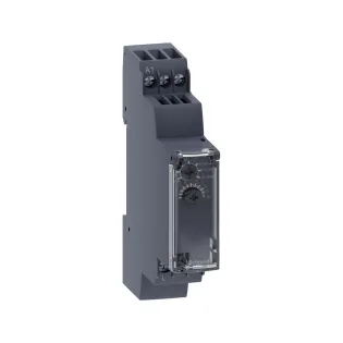 Schneider Electric RE17LAMW, Harmony RE17, Çekmede Gecikmeli, 1sn-100s, Zaman Rölesi, 1 SSR Çıkışlı, 24-240 Volt AC/DC